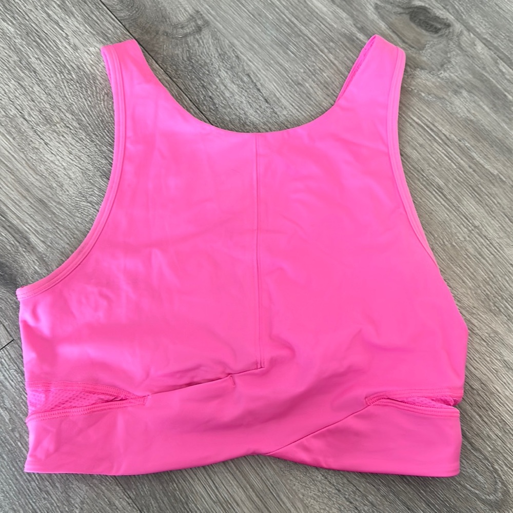 Lululemon Final Mile Crop Tank Pink